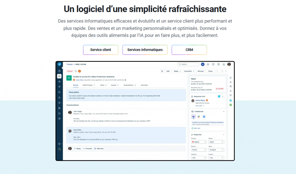Freshsales meilleur outils crm