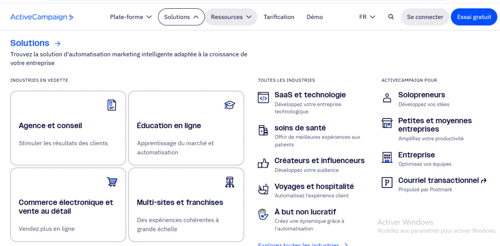 ActiveCampaign Le Logiciel d’Emailing
