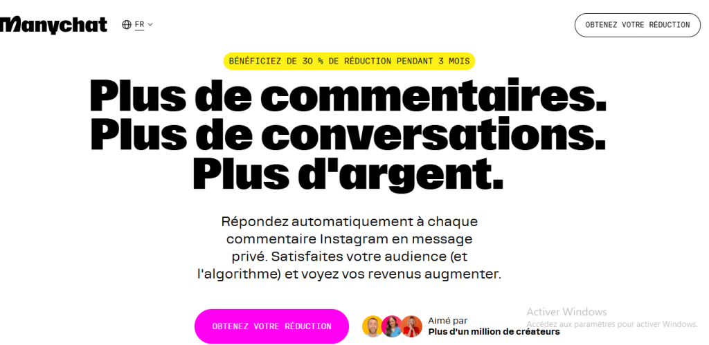 Avis ManyChat Le Meilleur Chat Marketing