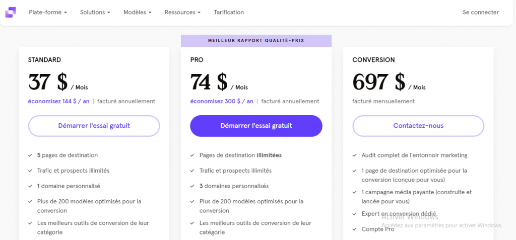 Leadpages Créateur de Landing Page