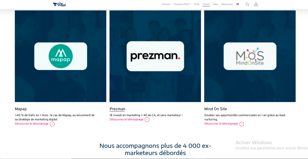 Avis Plezi Outil de Marketing Automation