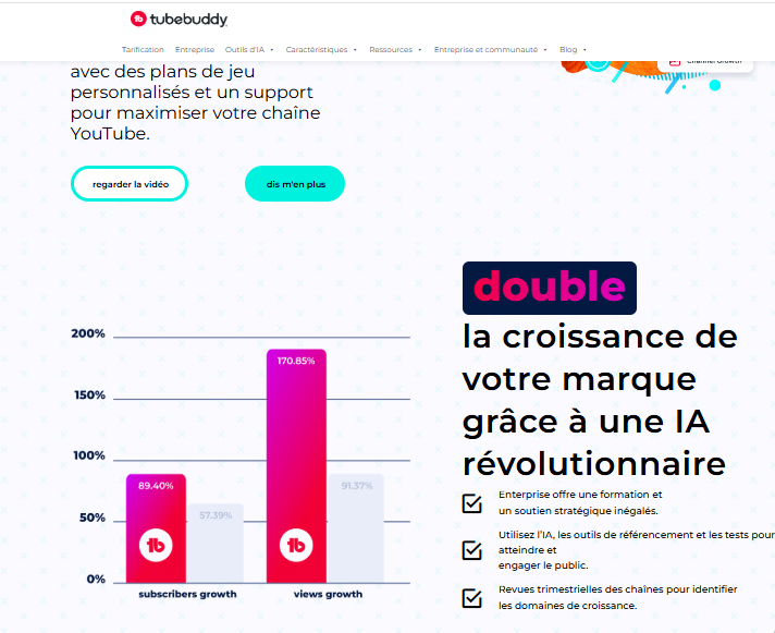 TubeBuddy Dynamiter Chaîne YouTube